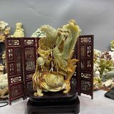  Bức Ngọc Rùa Hạc Chế Tác Thủ Công  BKSTCN-9616 