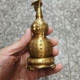  Hồ Lô Sinh Tài Đồng Vàng Bách Phúc Cổ Sưu Tầm BKMECN-10047 