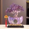 Cây Kim Tiền Đá Thạch Anh Tím Phong Thủy BKSTCN-9631