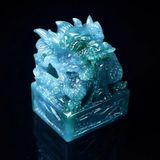  Ấn rồng ngọc Phỉ Thúy chiêu tài phong thủy BKSTCN-9632 