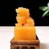 Ấn Triện Đá Ngọc Hoàng Long Tự Nhiên Tạc Kỳ Lân BKSTCN-9670
