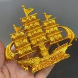  Mô Hình Thuyền Buồm Thuận Buồm Xuôi Gió Bằng Đồng Mạ Vàng BKMECN-10388 