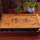  Khay Trà Khắc Trúc và Thư Pháp  BKWOCN-9230 