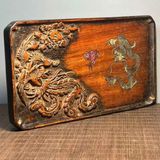  Khay Trà Gỗ Khảm Rồng Phượng Decor BKWOCN-9231 
