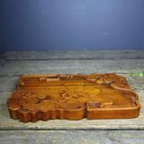  Khay Trà Gỗ Chạm Khắc Decor Bàn Trà  BKWOCN-9232 