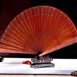  Quạt Gỗ Mỹ Nghệ Chạm Khắc Trưng Bày Đẹp BKWOCN-9236 