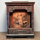  Ống Đựng Bút Gỗ Chạm Khắc Cổ Điển BKWOCN-9294 