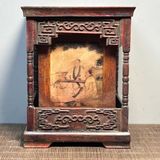  Ống Đựng Bút Gỗ Chạm Khắc Cổ Điển BKWOCN-9294 