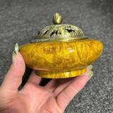  Xông Trầm Gỗ Nu Khảm Đồng Cao Cấp BKWOCN-9304 