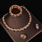  Bộ Trang Sức Đính Đá Đa Sắc Cao Cấp Sang Trọng BKJECN-9378 