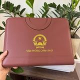  Cặp Da Văn Phòng Chính Phủ In Quốc Huy Mạ Vàng BKFAVN-9395 