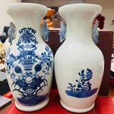  Cặp Lục Bình Gốm Sứ Men Lam BKCECN-10262 