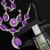  💜 BỘ TRANG SỨC PHỈ THÚY TÍM VIOLET – SANG TRỌNG, QUÝ PHÁI 