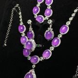  BỘ TRANG SỨC PHỈ THÚY TÍM VIOLET – SANG TRỌNG, QUÝ PHÁI BKJECN-9513 