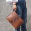 Túi cầm tay nam da cá sấu cao cấp BKFAVN-9458