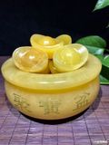  Hũ Tụ Bảo Ngọc Vàng Nguyên Khối BKSTCN-9654 