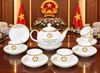  Bộ ấm chén Bát Tràng cao cấp quà tặng Thủ tướng Lê Minh Hưng BKCECN-10610 
