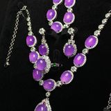  BỘ TRANG SỨC PHỈ THÚY TÍM VIOLET – SANG TRỌNG, QUÝ PHÁI BKJECN-9513 