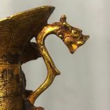  Ly Đồng Mạ Vàng Sưu Tầm Hình Tượng Rồng BKMECN-9700 