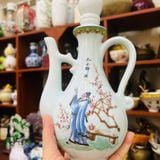  Bình Rượu Gốm Sứ Vẽ Tích Lý Bạch Say Rượu BKCECN-10254 