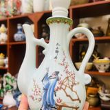  Bình Rượu Gốm Sứ Vẽ Tích Lý Bạch Say Rượu BKCECN-10254 