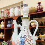  Bình Rượu Gốm Sứ Vẽ Tích Lý Bạch Say Rượu BKCECN-10254 