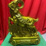  Tượng đồng nhất dương (tượng dê đồng) phong thuỷ BKMECN-9712 