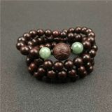  Vòng Cổ Gỗ Sưa Hạt Tròn Mix Ngọc Phong Thủy BKJECN-9376 