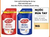  Nước rửa tay sạch khuẩn Lifebuoy Dạng Túi 1 KG có vòi tiện lợi sử dụng 