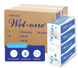  Thùng 1200 Cái Khăn Lạnh WET-ONE - Vải Không Dệt Mềm Mại, Vân Caro 
