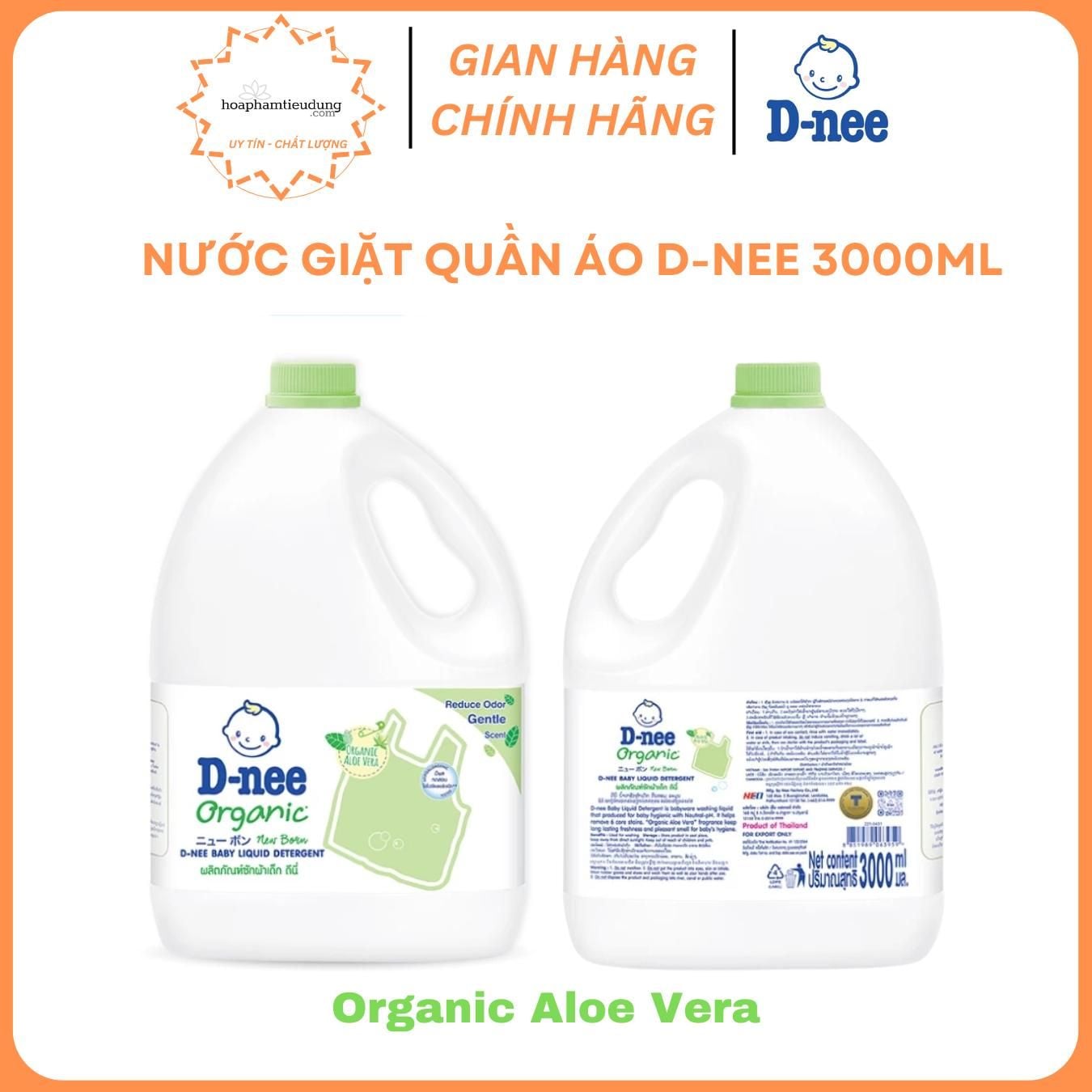  Nước giặt quần áo D-nee 3L (Chính hãng có tem Đại Thịnh) 
