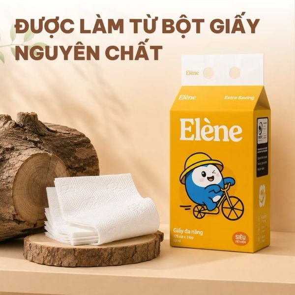  Giấy Đa Năng Rút Đáy 3 Lớp Elene Extra Saving – Tiện Lợi, Dai Bền, Tiết Kiệm 