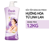  Sữa Tắm Sáng Da FRESH Hương Hoa Hồng / Ngọc Lan Tây / Hoa Tử Linh Lan Chai 1.2kg 