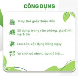  Giấy vệ sinh giấy cuộn cao cấp EcoWipes dày 3 lớp có lõi/ không lõi mềm mịn dai thấm hút tốt 