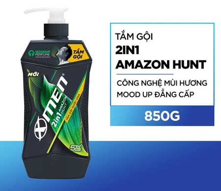  Tắm Gội XMen Amazon Hunt/Vegas Delight 630g/850g - Hương Nước Hoa Phong Trần 