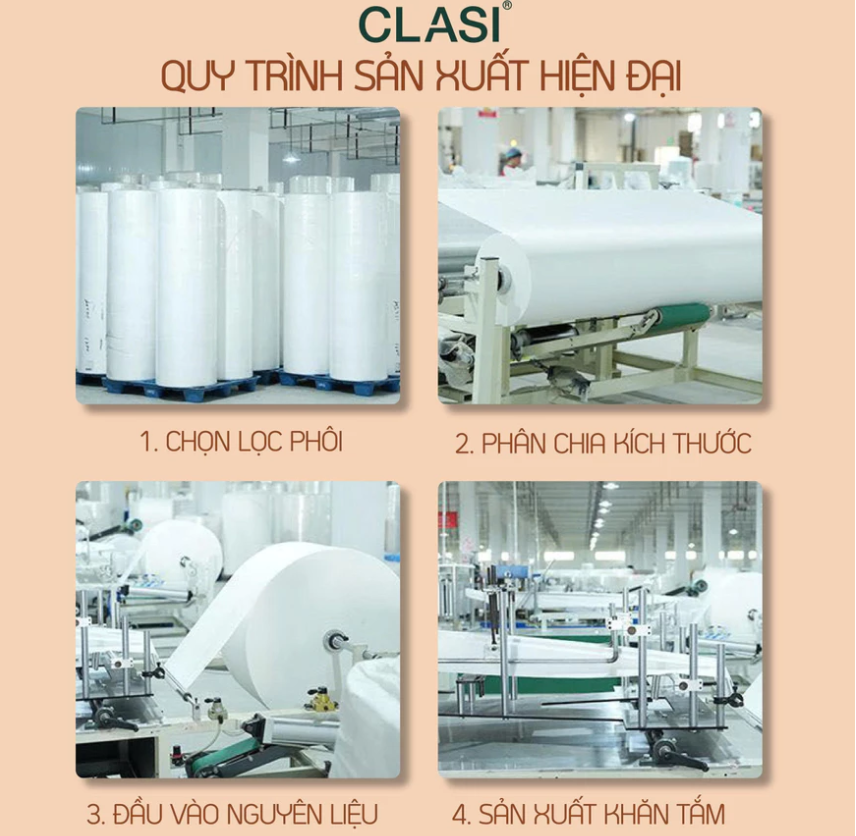  Khăn Tắm Cotton CLASI Cao Cấp Dùng Trong Gia Đình Du Lịch 70cmx140cm 