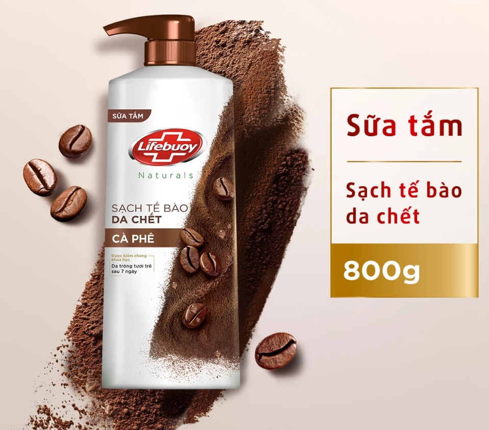  Sữa Tắm Lifebuoy 800gr Detox Và Sạch Sâu Khỏi Bụi Mịn Pm2.5 Detox 100% Từ Thiên Nhiên Diệt Khuẩn 