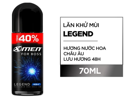  [Tặng thêm 40% dung tích] Lăn khử mùi X-Men For Boss 70ml - Hương nước hoa châu Âu 