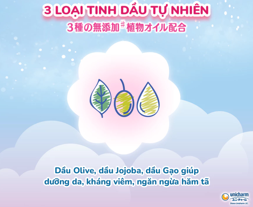  Tã dán cao cấp Moony NB/S/M/L - Nhập khẩu từ Nhật Bản 