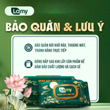  Khăn ướt bao sái lau bàn thờ Lamy gói 30 tờ Hương Trầm 