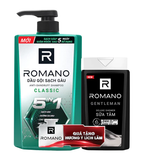  Dầu gội nam sạch gàu 5in1 Romano hương nước hoa 610g / 650g 