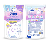  Nước giặt D-nee cho trẻ sơ sinh, mềm dịu, thơm nhẹ, không hư hại quần áo - Túi 530ml - 4 Hương thơm 