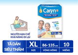  Tã/Bỉm dán người lớn siêu thấm Caryn dành cho người hạn chế khả năng đi lại Size XL (10/20pcs) 
