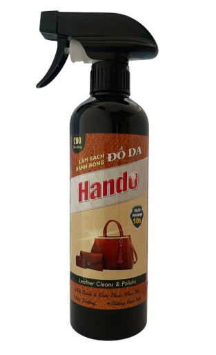  Làm sạch và đánh bóng đồ da Hando 500ml 