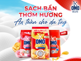  Bột giặt OMO Comfort hương hoa hồng Pháp/Comfort tinh dầu thơm nồng nàn/matic túi 700-770g 