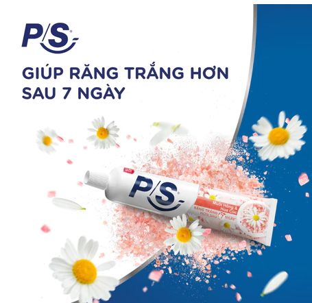  Kem đánh P/S Răng Trắng Lành Tính - 100% Kiểm Chứng 230g 
