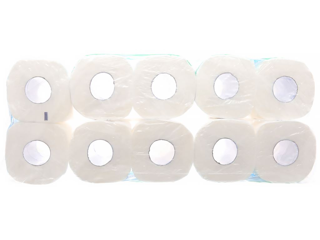  Giấy vệ sinh Pulppy, lốc 10 cuộn 