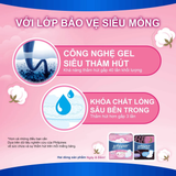  Băng Vệ Sinh WHISPER Skin Love 31CM Dành Cho Ban Đêm Gói 6-8 Miếng 