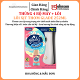  Bộ Máy & Lõi Xịt Thơm Phòng Tự Động GLADE Lưu Hương Tự Nhiên Đến 70 ngày 252ml 