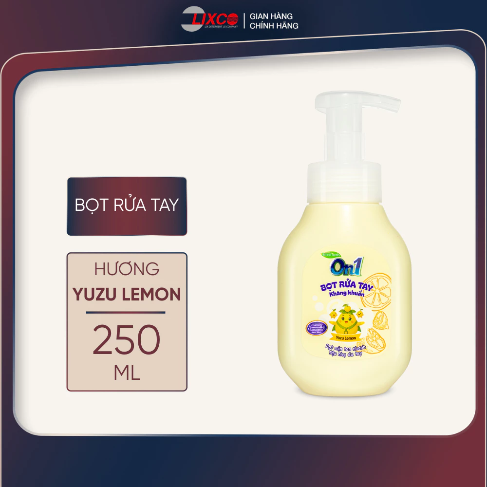  Bọt rửa tay On1 tinh chất nha đam dịu nhẹ, dưỡng ẩm không hại da tay 250ml 